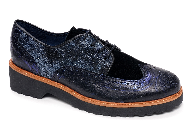 Pinto di blu chaussures a lacets 20430