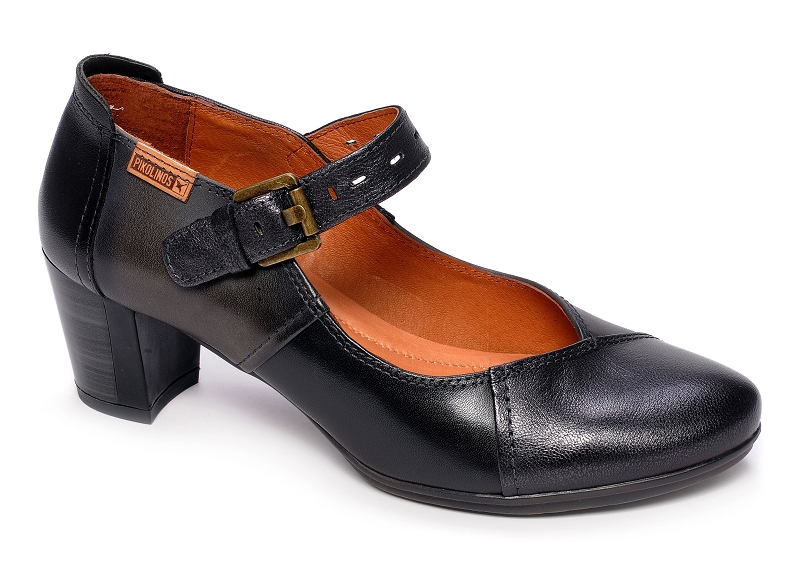 Mod.9151 Chaussures escarpins Pikolinos en coloris Noir Femme Chaussures Chaussures à talons Escarpins 