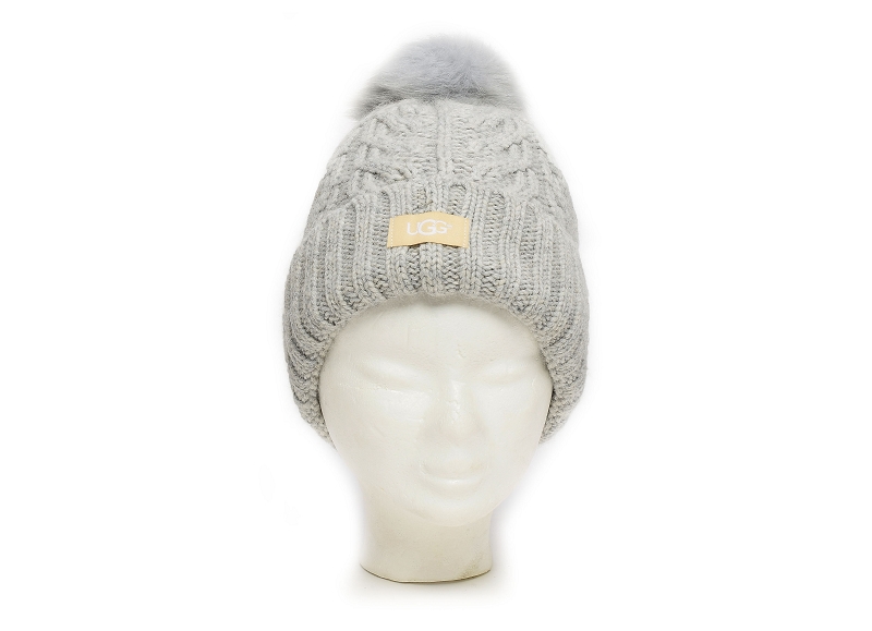 Ugg famille Cable pom beanie