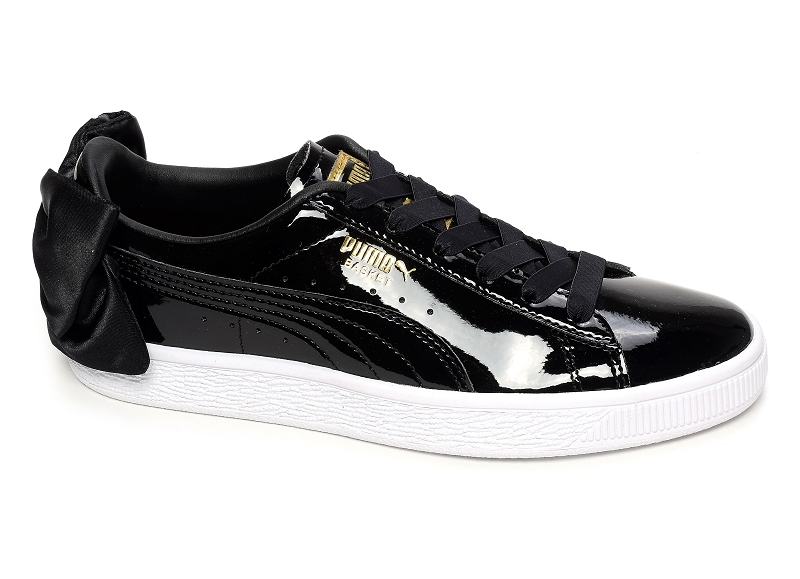 Puma baskets Wn suede bow patent