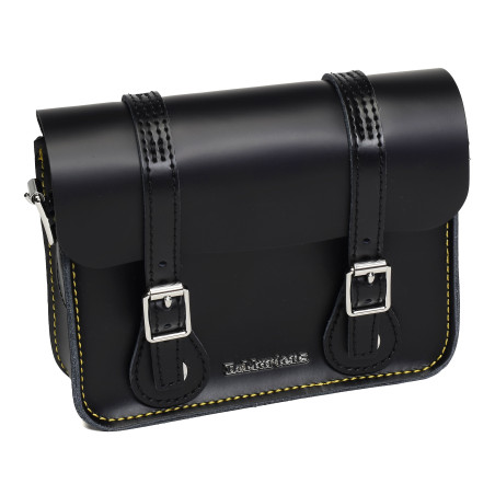 7 LEATHER SATCHEL Noir, Sacs à bandoulière Dr Martens