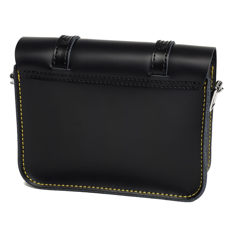 7 LEATHER SATCHEL Noir, Sacs à bandoulière Dr Martens