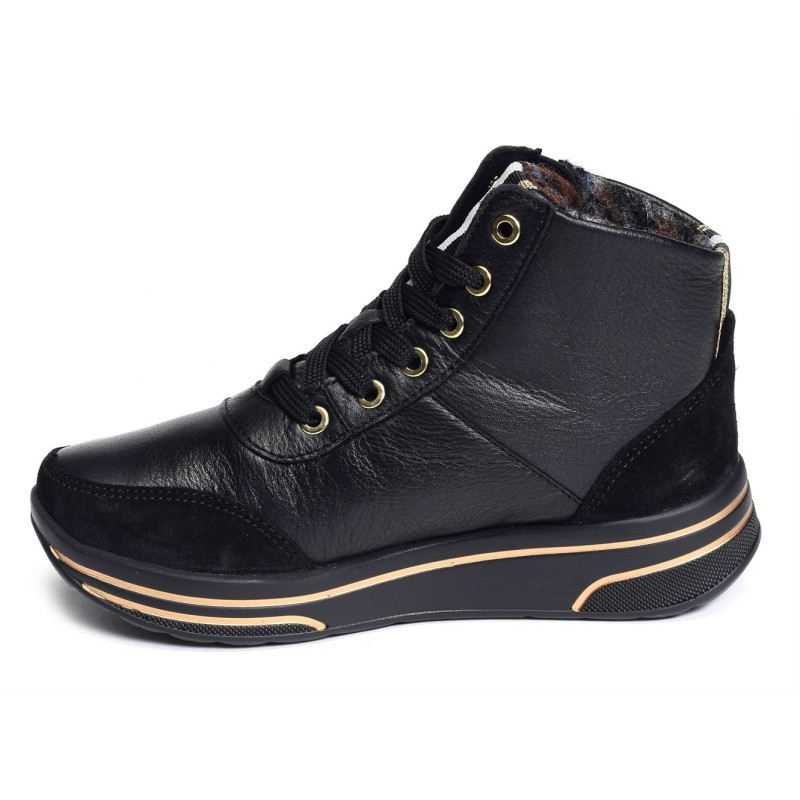 SAPPORO BIS Noir, Baskets montantes Ara