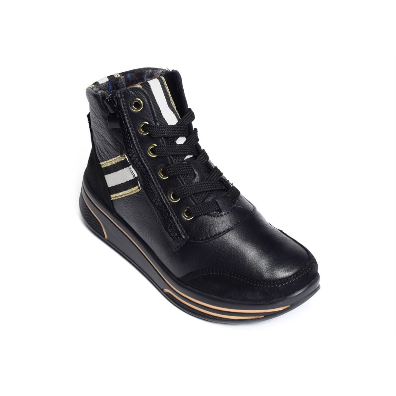 SAPPORO BIS Noir, Baskets montantes Ara