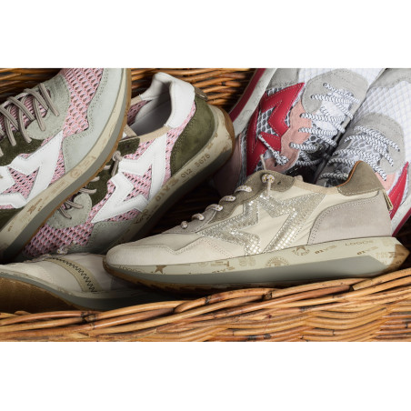 C1311 W Beige, Baskets running Cetti