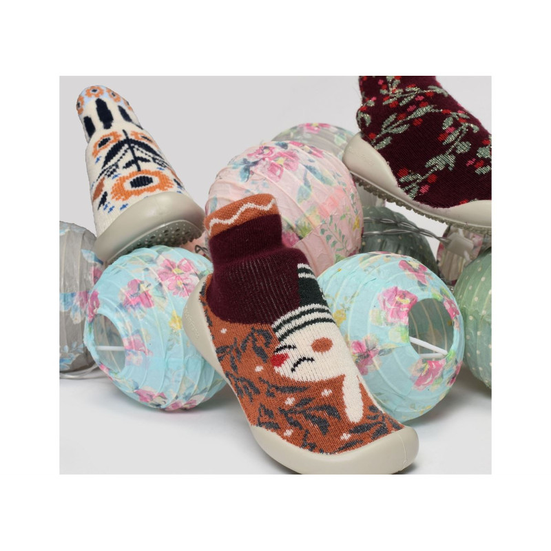 PETER Multicolore, Chaussons Chaussettes Collégien