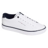 TH HI VULC CORE LOW LEATHER 5041 Blanc, Sneakers basses Tommy Hilfiger