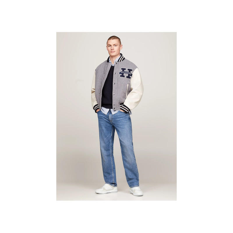 TH BASKET STREET BLOCK 5117 Blanc, Sneakers basses Tommy Hilfiger