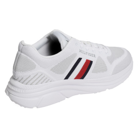MODERN RUNNER KNIT EVO ESS 5245 Blanc, Baskets running Tommy Hilfiger