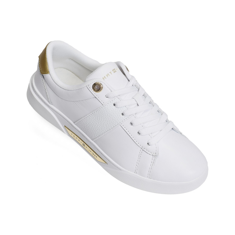 CHIC PANEL COURT SNEAKER 7998 Blanc, Sneakers basses Tommy Hilfiger