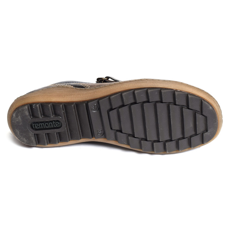 R1439 Marine Marron, Sneakers basses Remonte