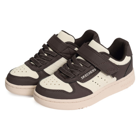 QUICK STREET Marron Blanc, Sneakers basses Skechers