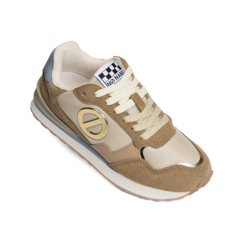 TOVA RUNNER Beige Marron, Baskets running No Name