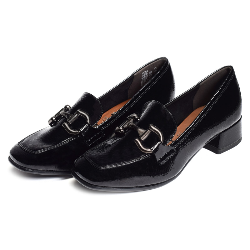 24316 Verni Noir, Mocassins Tamaris