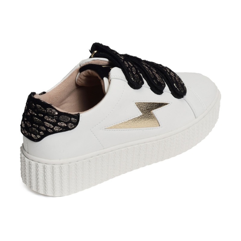 DAISY Blanc Or, Sneakers basses Vanessa Wu