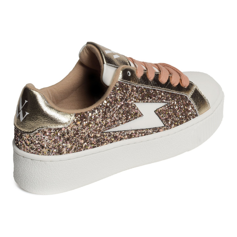 ELISE Blanc Or, Sneakers basses Vanessa Wu