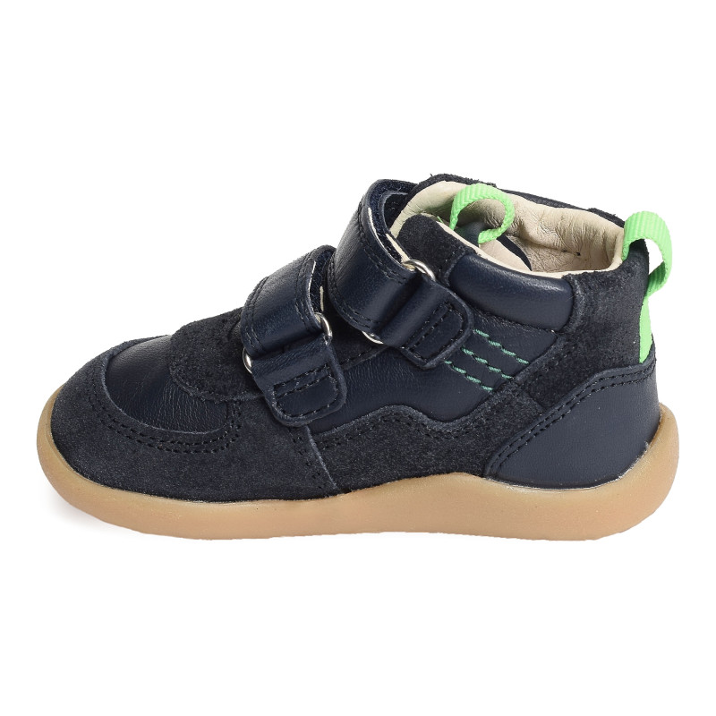 KICKFRESHO BOY Marine, Chaussures à Scratch Kickers