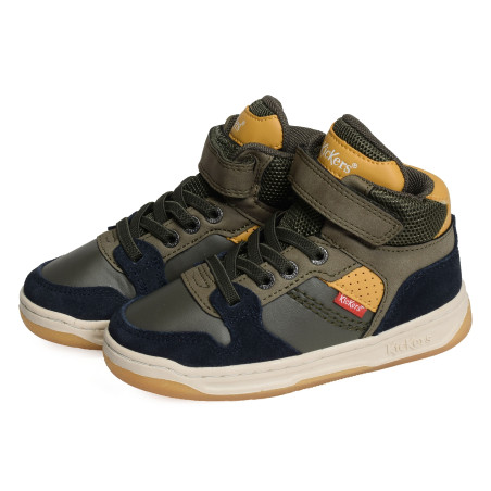 KICKADO BOY Kaki, Baskets montantes Kickers