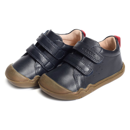 B STEPPIEUP BOY A Marine, Chaussures à Scratch Geox