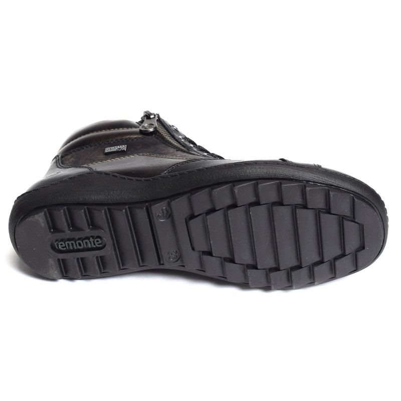 R1458 Noir, Boots Remonte