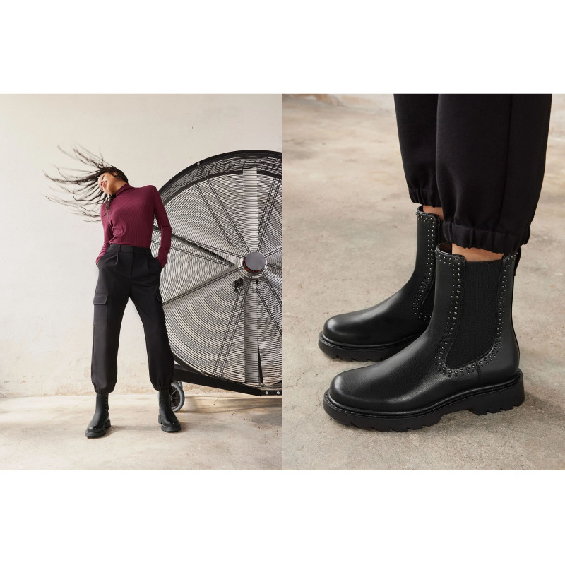 25465 Noir, Chelsea boots Tamaris