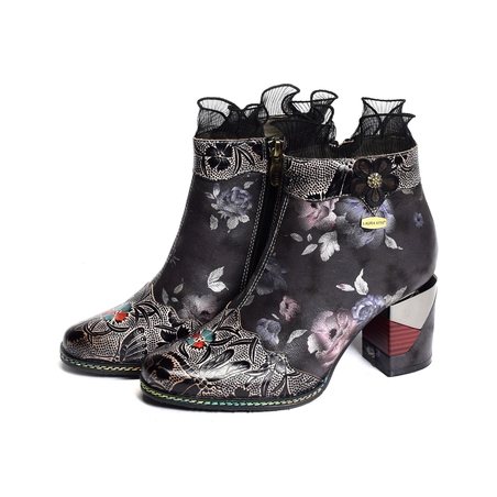 MAEVAO 07 Noir, Bottines Laura Vita