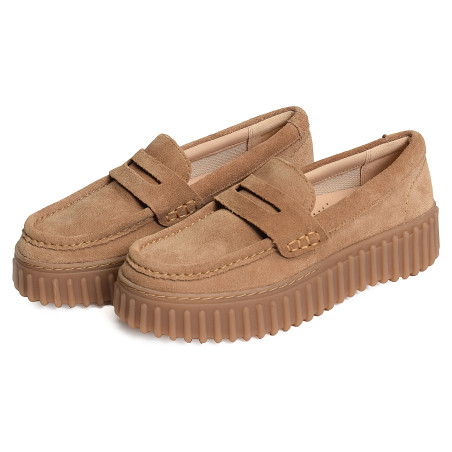 TORHILL PENNY Tan, Mocassins Clarks