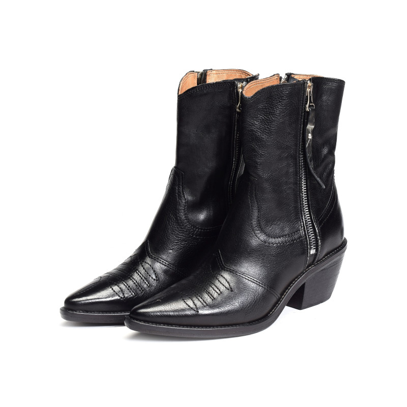 B84205 Noir, Santiags  AS98