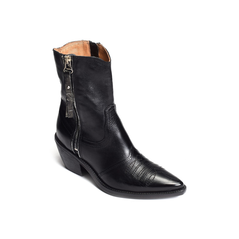 B84205 Noir, Santiags  AS98