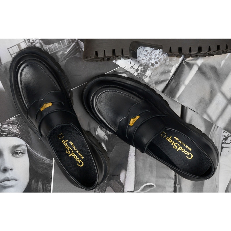 VARGAS Noir, Mocassins Goodstep