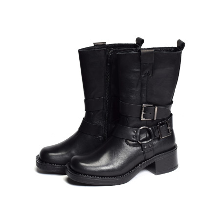 CORALINA Noir, Bottes Goodstep