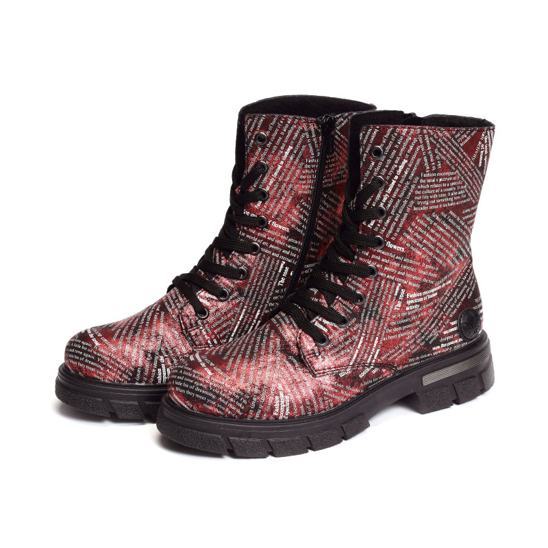 Z9120 Rouge Blanc, Boots Rieker