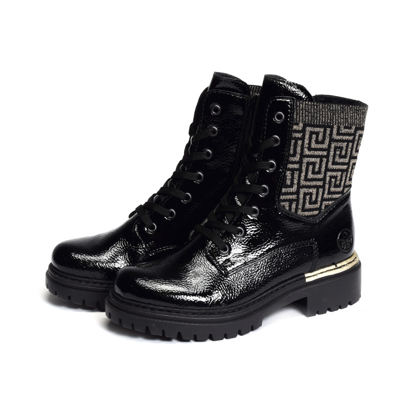 72607 Verni Noir, Boots Rieker