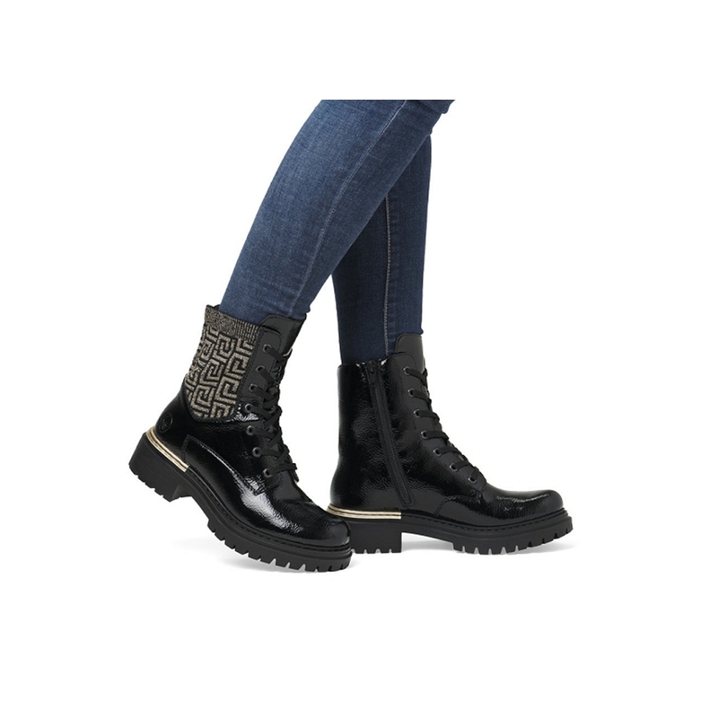 72607 Verni Noir, Boots Rieker