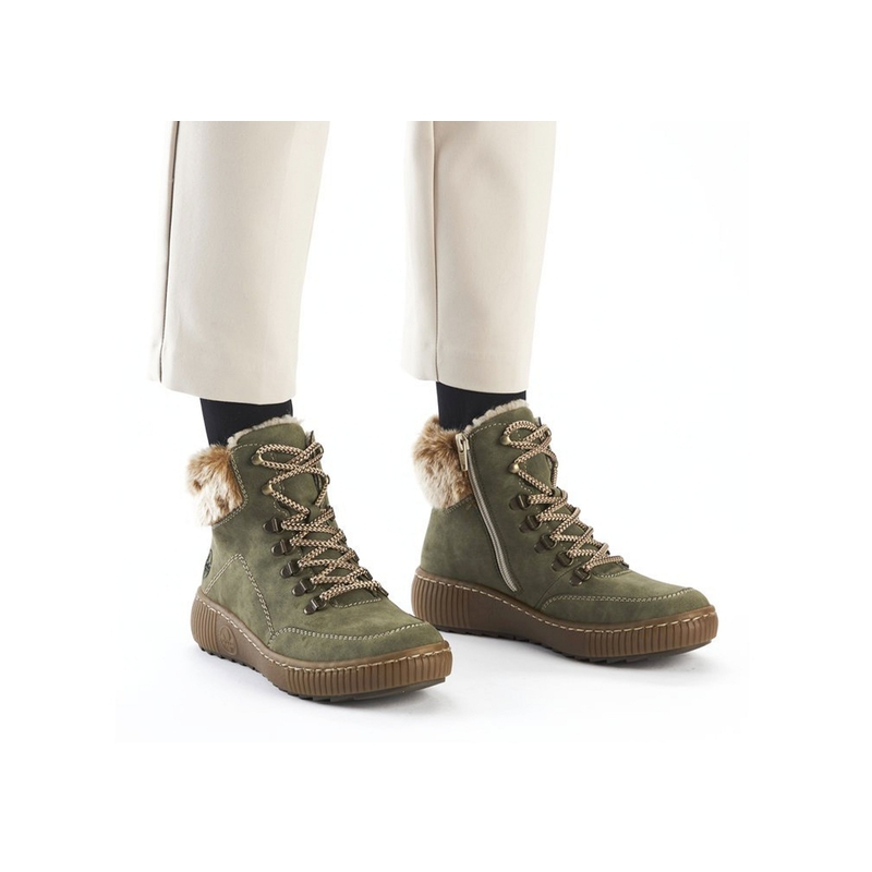 Z6636 Kaki, Boots Rieker