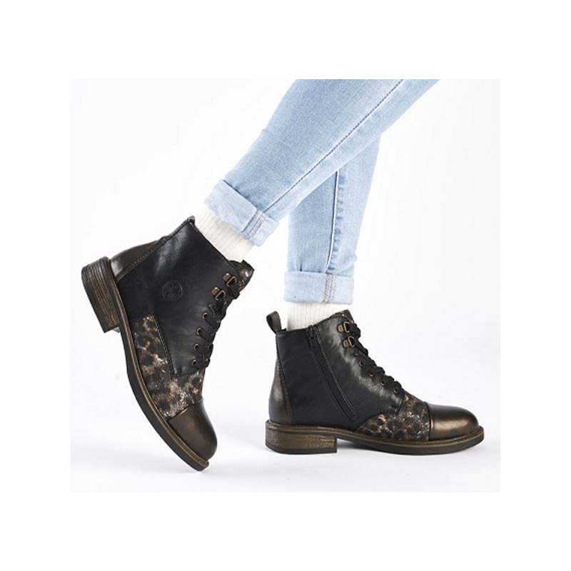 71442 Noir, Boots Rieker