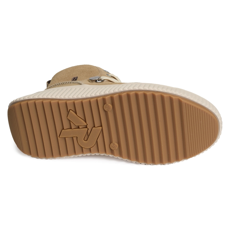 W1771 Beige, Baskets montantes Rieker