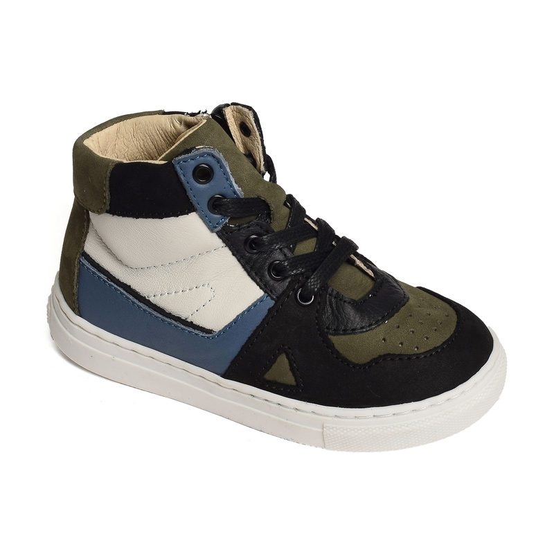 IBACUS Noir Kaki, Baskets montantes Bellamy