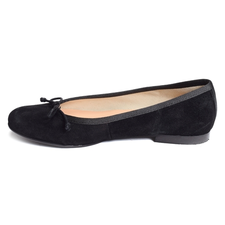 BIMBA Noir, Ballerines Hélène Rouge