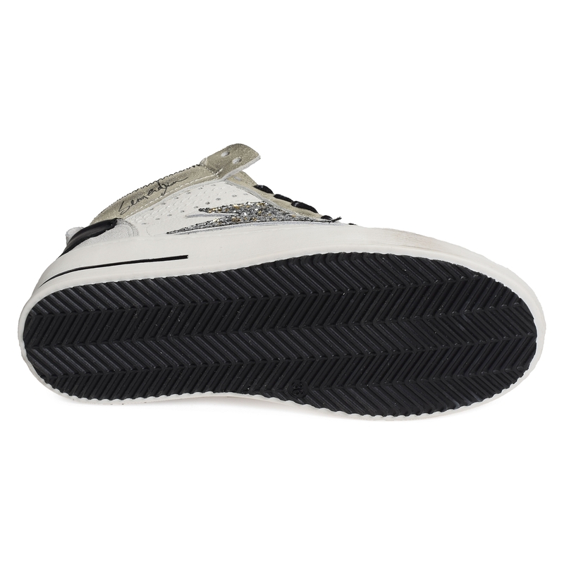 MISTRAL Blanc Or, Baskets montantes Semerdjian