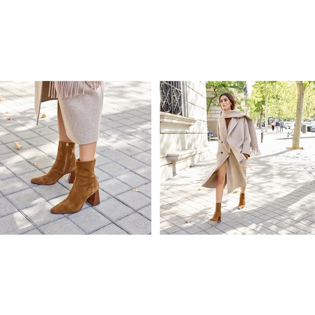 TRIMIA 24567 Marron, Bottines Angel Alarcón