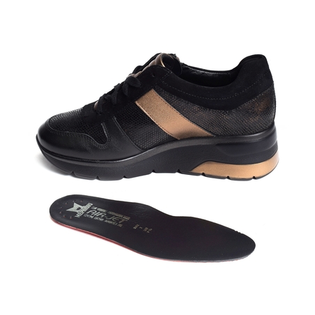 ELISIA Noir, Baskets running Mephisto