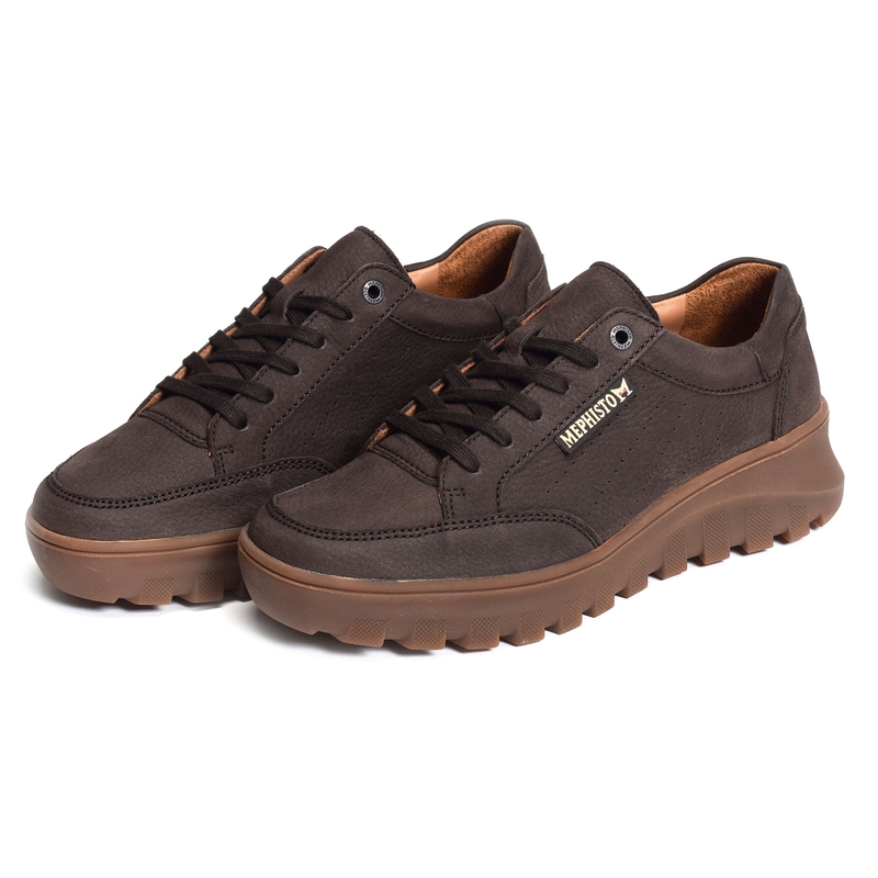 FLYNN Marron, Sneakers basses Mephisto