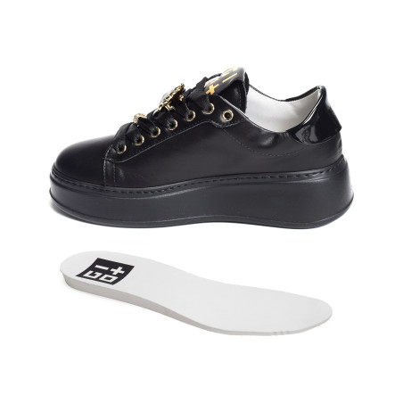 PIA 258A Noir, Sneakers basses Giopiu