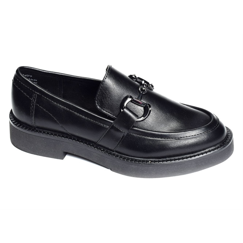 24301 Noir, Mocassins Marco Tozzi