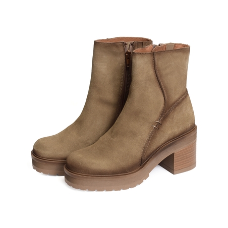 CV6151 Beige, Bottines Rock & Rose