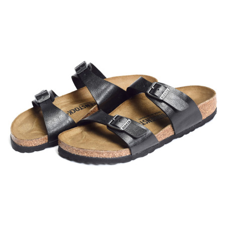 SYDNEY Noir Brillant, Mules Birkenstock