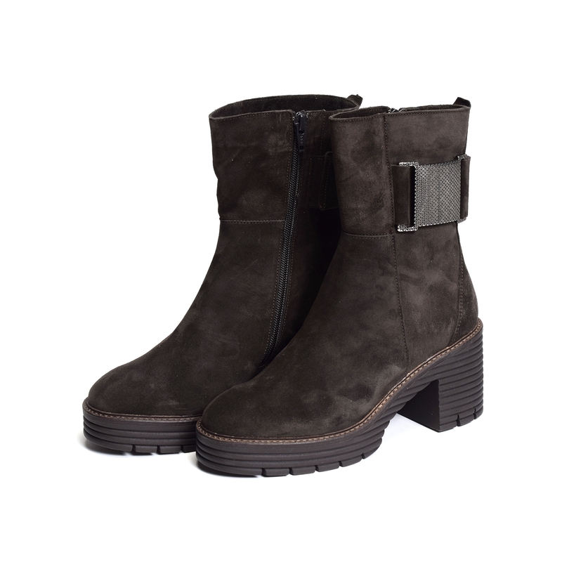 MONTEZ Marron Foncé, Bottines Softwaves