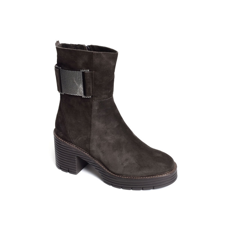 MONTEZ Marron Foncé, Bottines Softwaves