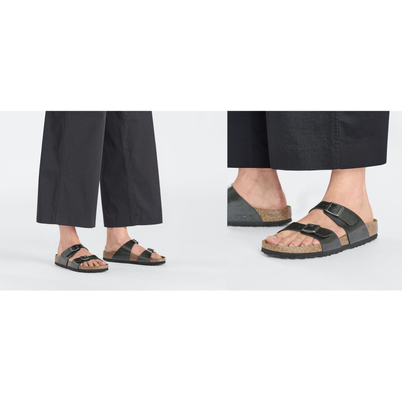SYDNEY Noir Brillant, Mules Birkenstock